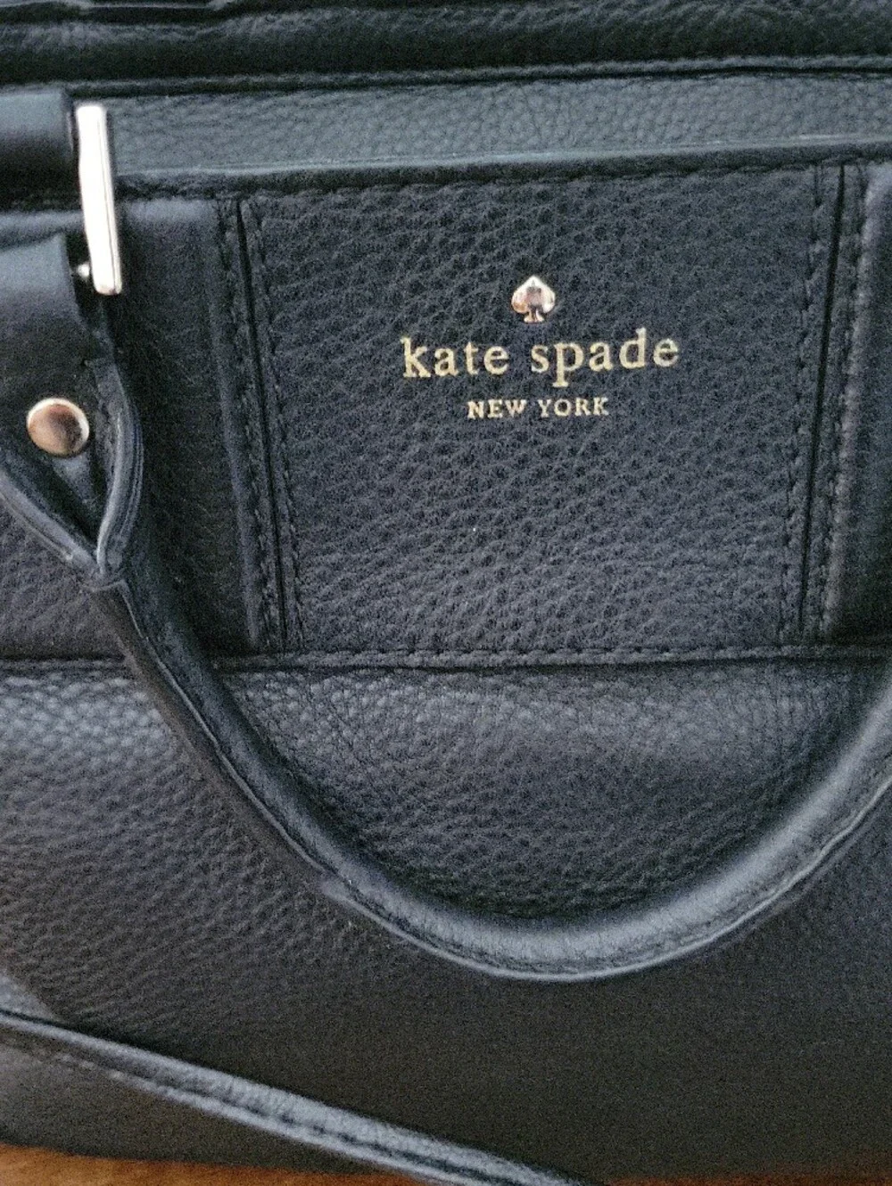 kate spade New York Summit Court Gillian Black Leather Satchel